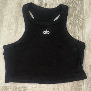 Alo Black Crop Top